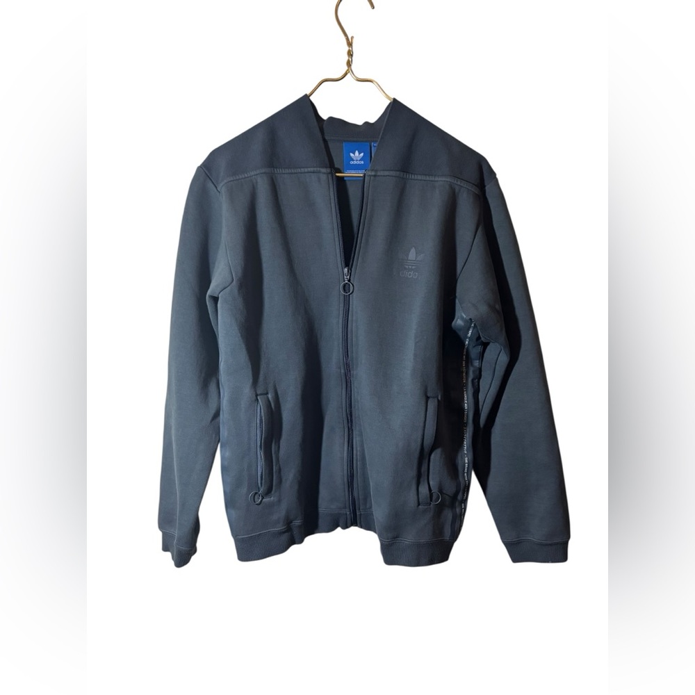 Adidas Men's Dark Gray Bomber Jacket medium